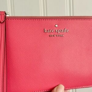 Kate Spade Pink Wristlet Clutch